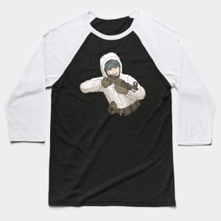 K98 kurz. German snow soldier. Baseball T-Shirt